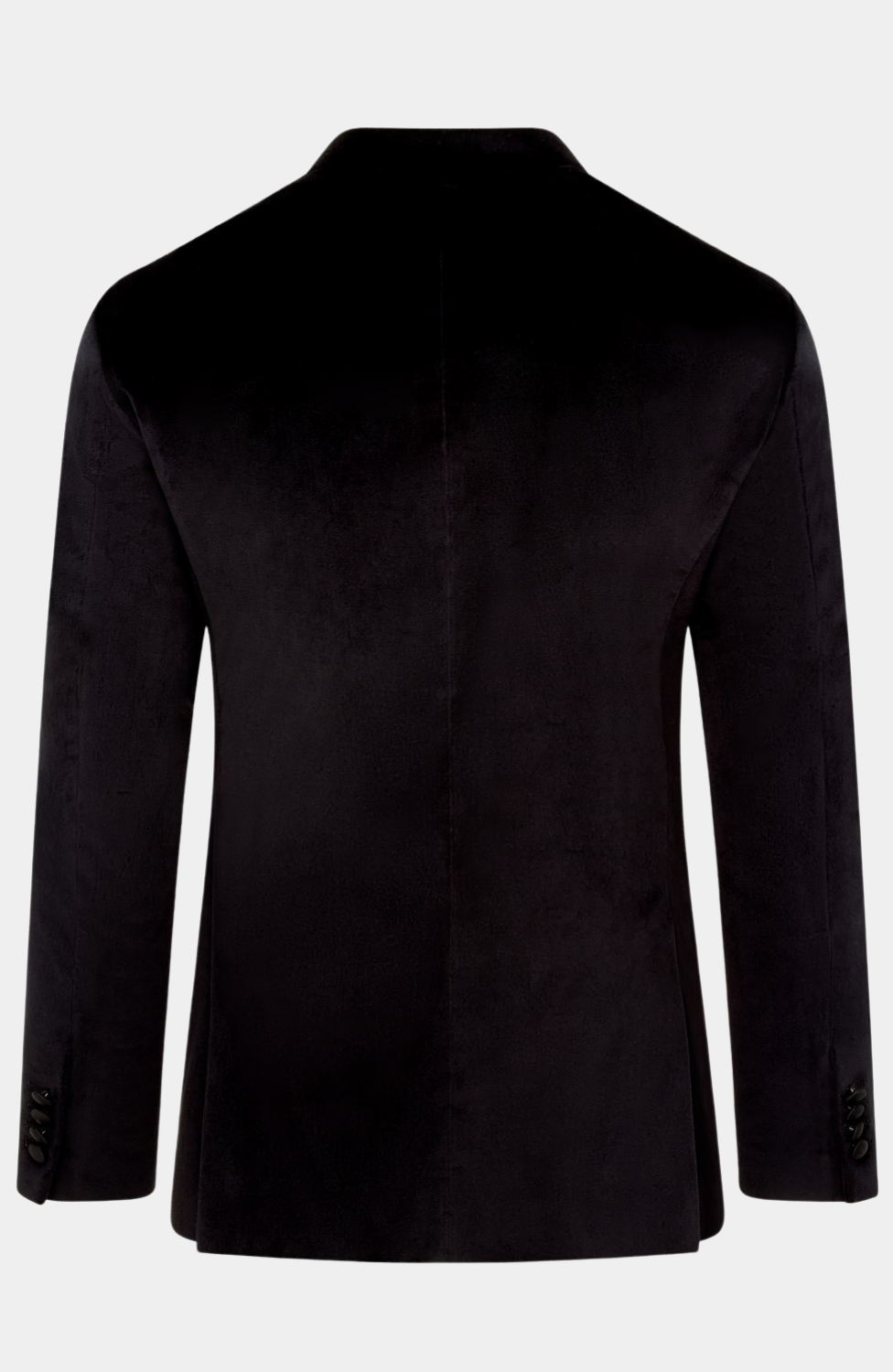 BLACK VELVET DOUBLE BREASTED TUXEDO JACKET