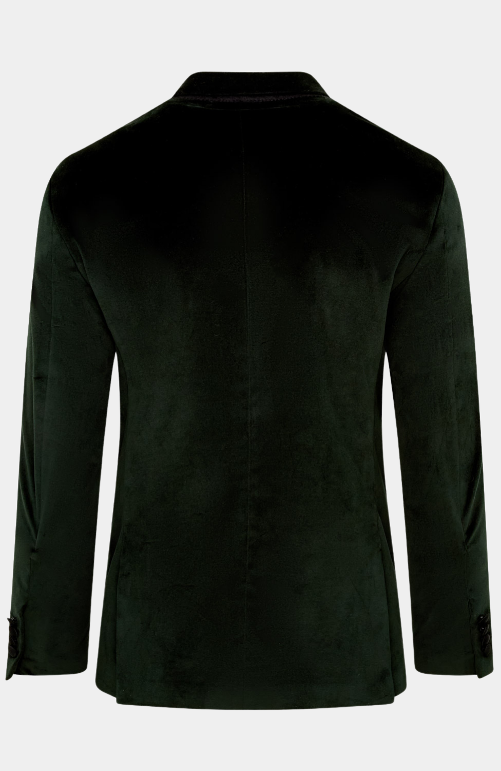 GREEN VELVET DOUBLE BREASTED TUXEDO JACKET