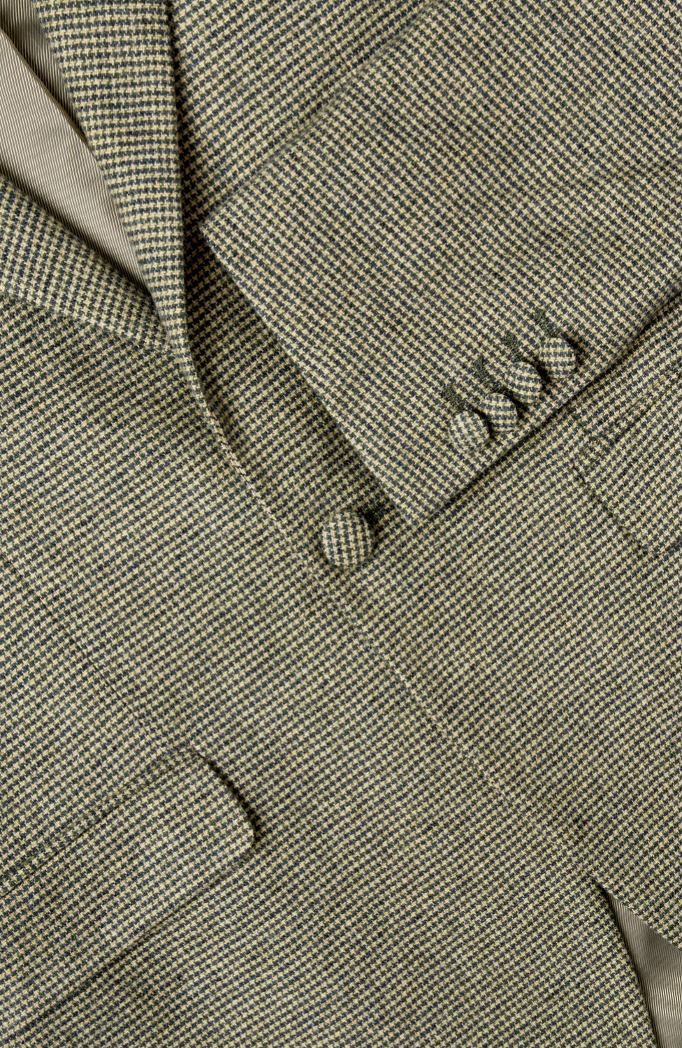 TIREE SAGE GREEN HOUNDSTOOTH JACKET