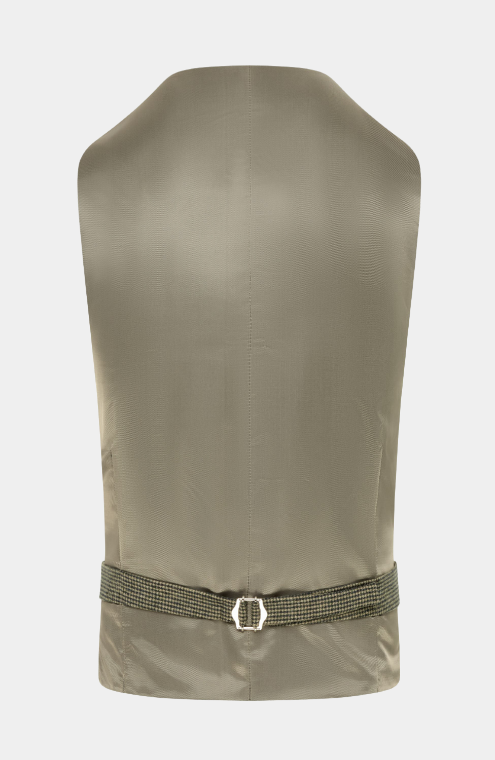TIREE SAGE GREEN HOUNDSTOOTH WAISTCOAT - HIRE