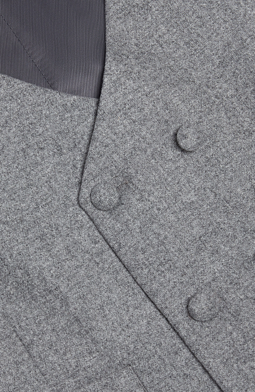 GIBRALTAR GREY TWEED DOUBLE BREASTED WAISTCOAT