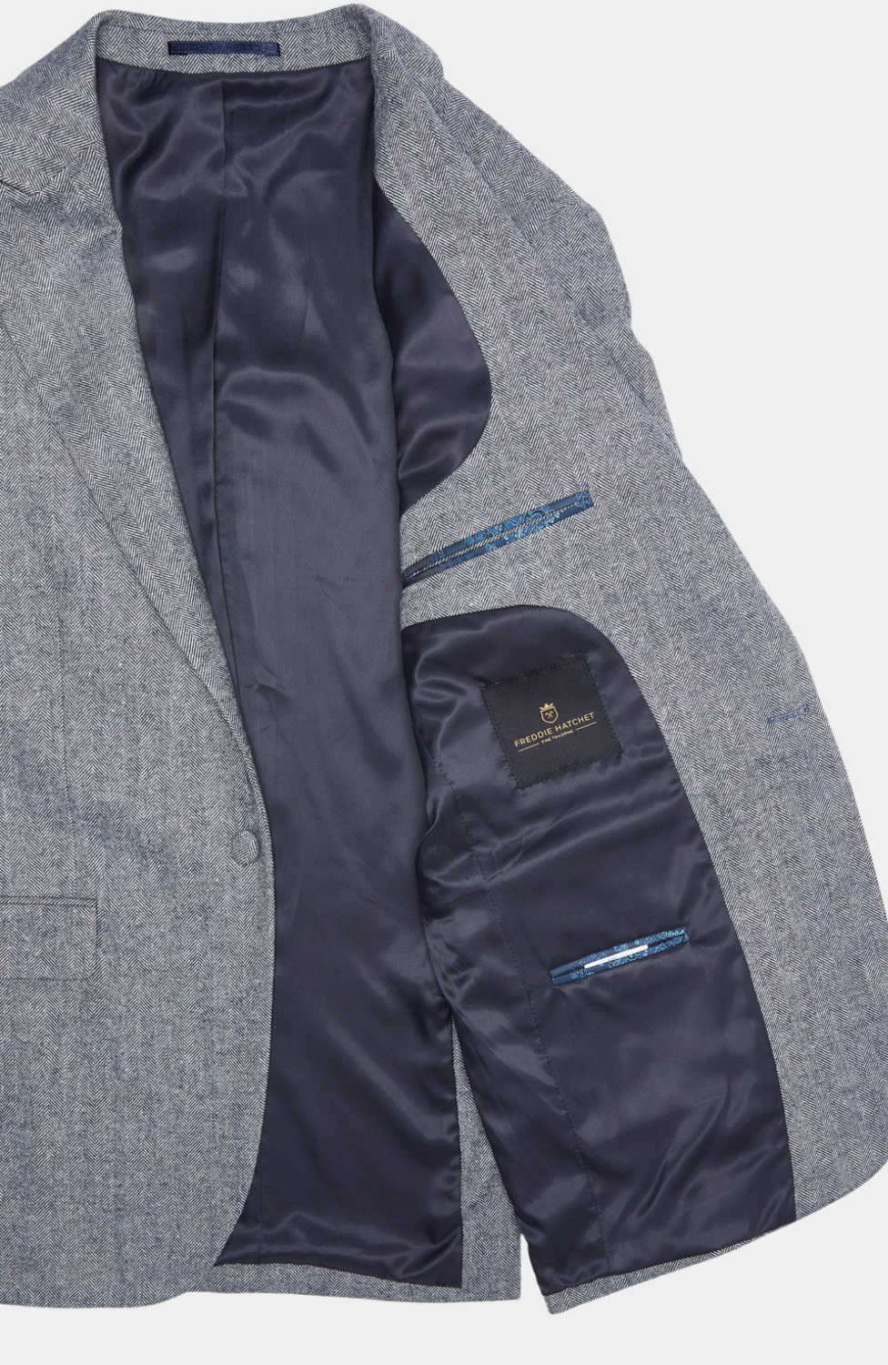TRESCO HERRINGBONE 3 PIECE SUIT