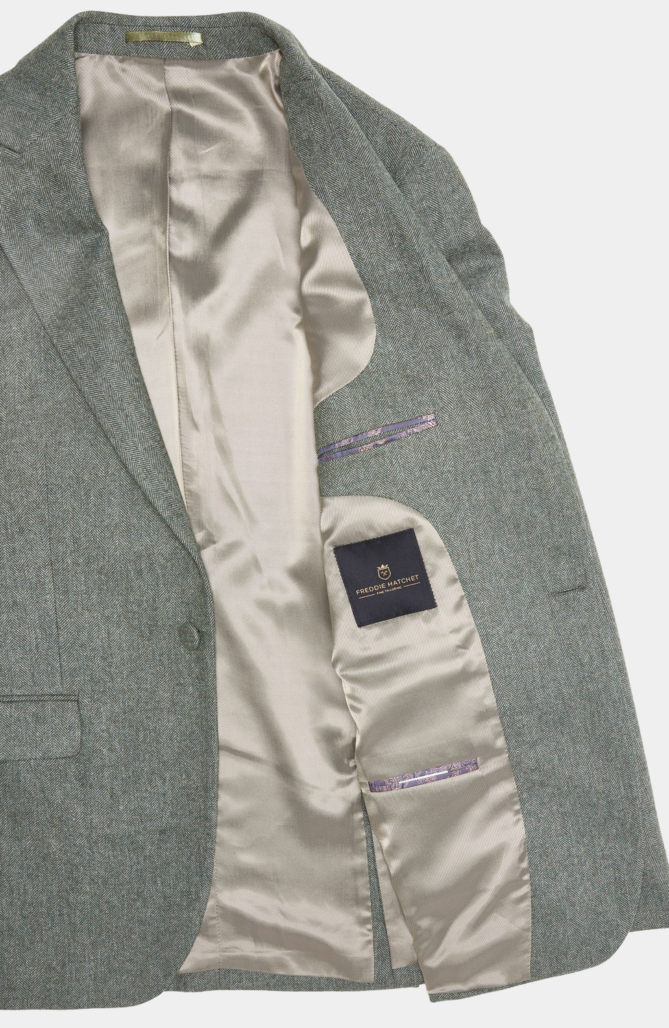 FETLAR HERRINGBONE 3 PIECE SUIT
