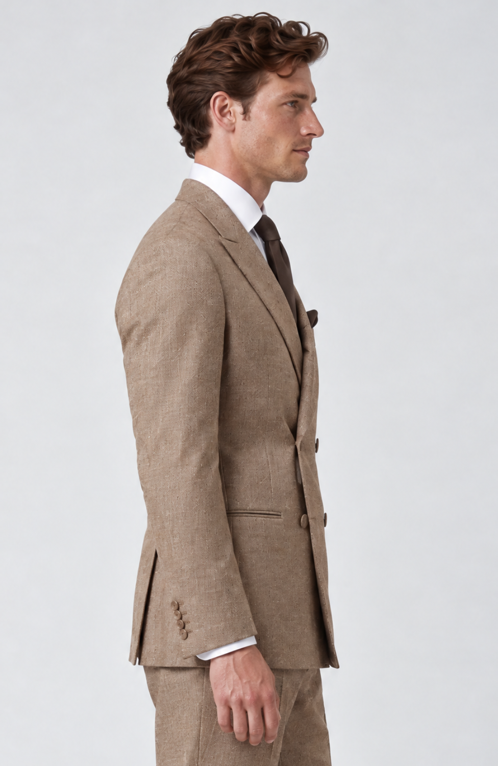 WESTRAY HERRINGBONE DOUBLE BREASTED JACKET