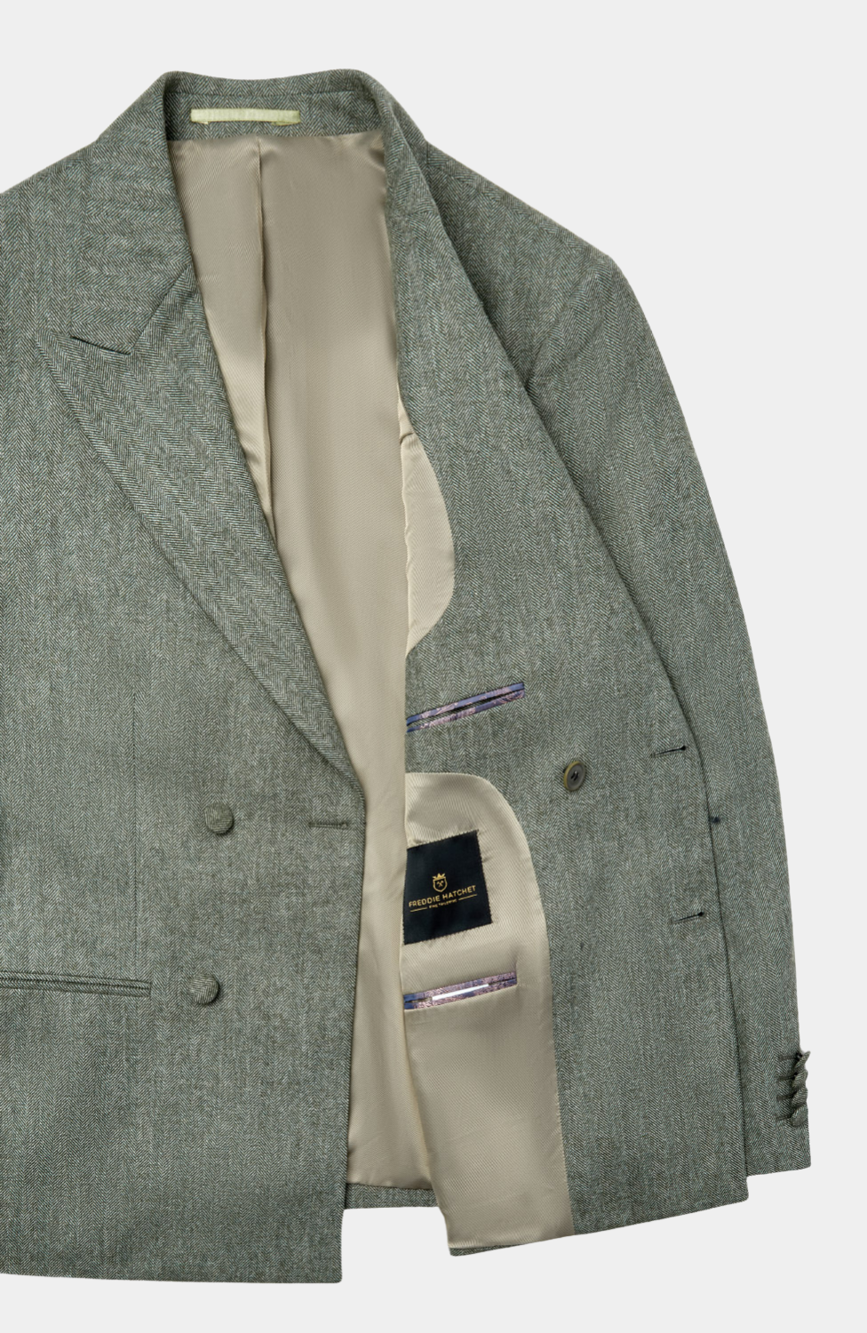 FETLAR HERRINGBONE DOUBLE BREASTED JACKET