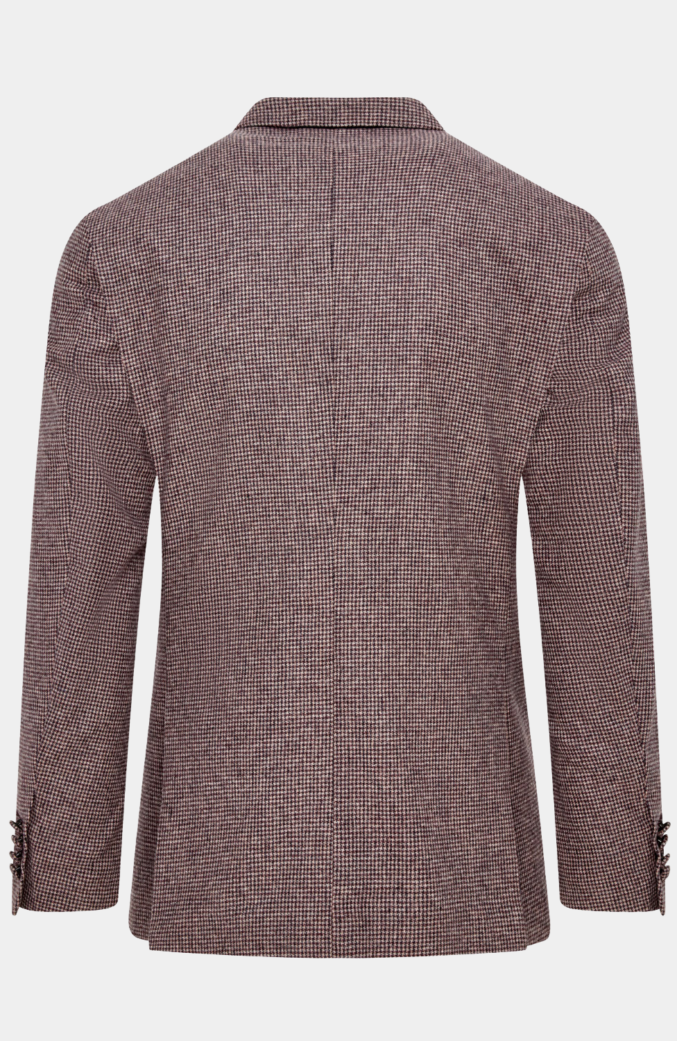 ISLAY BURGUNDY HOUNDSTOOTH JACKET