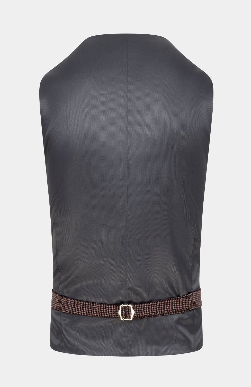 ISLAY BURGUNDY HOUNDSTOOTH WAISTCOAT - HIRE