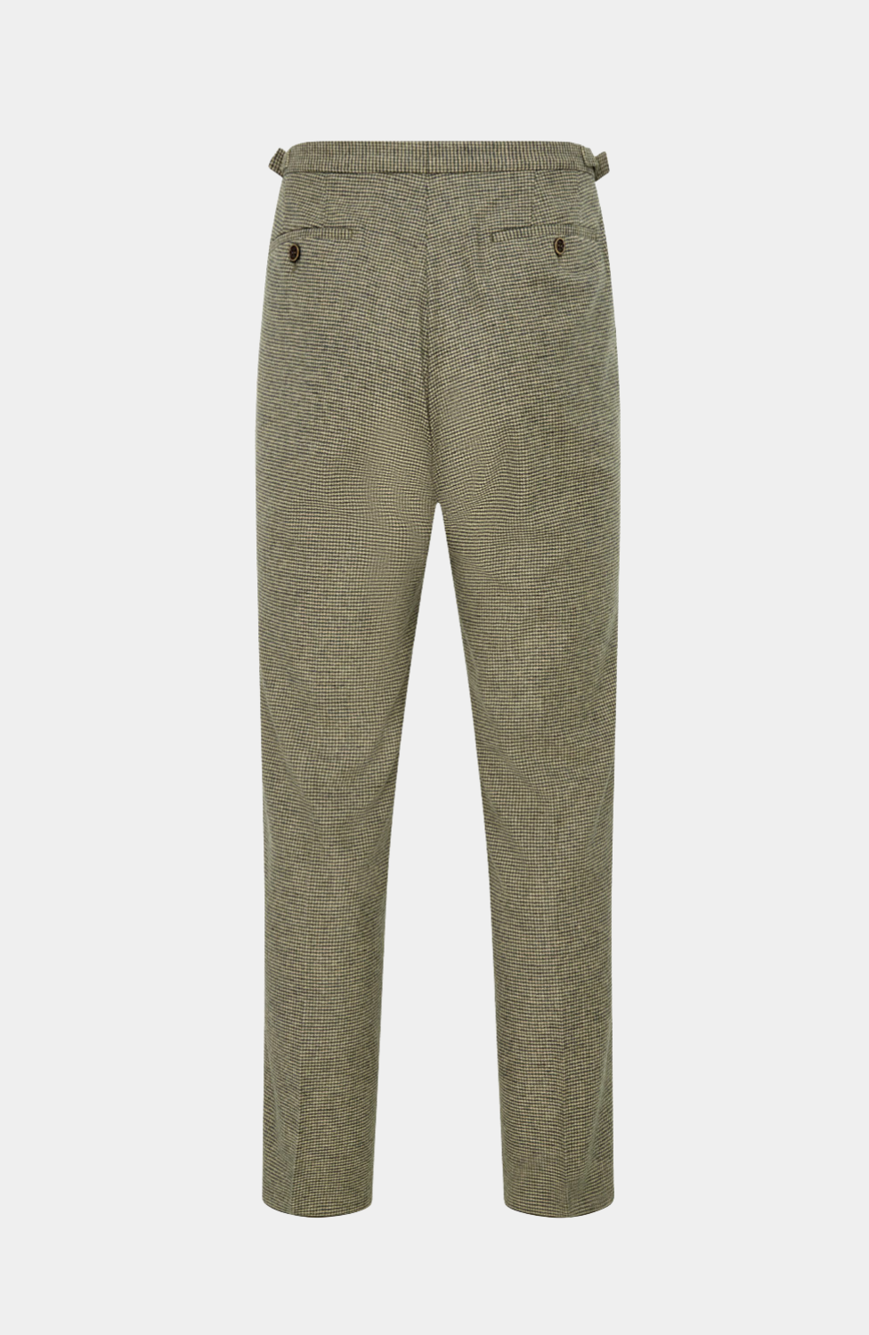 TIREE SAGE GREEN HOUNDSTOOTH TROUSER