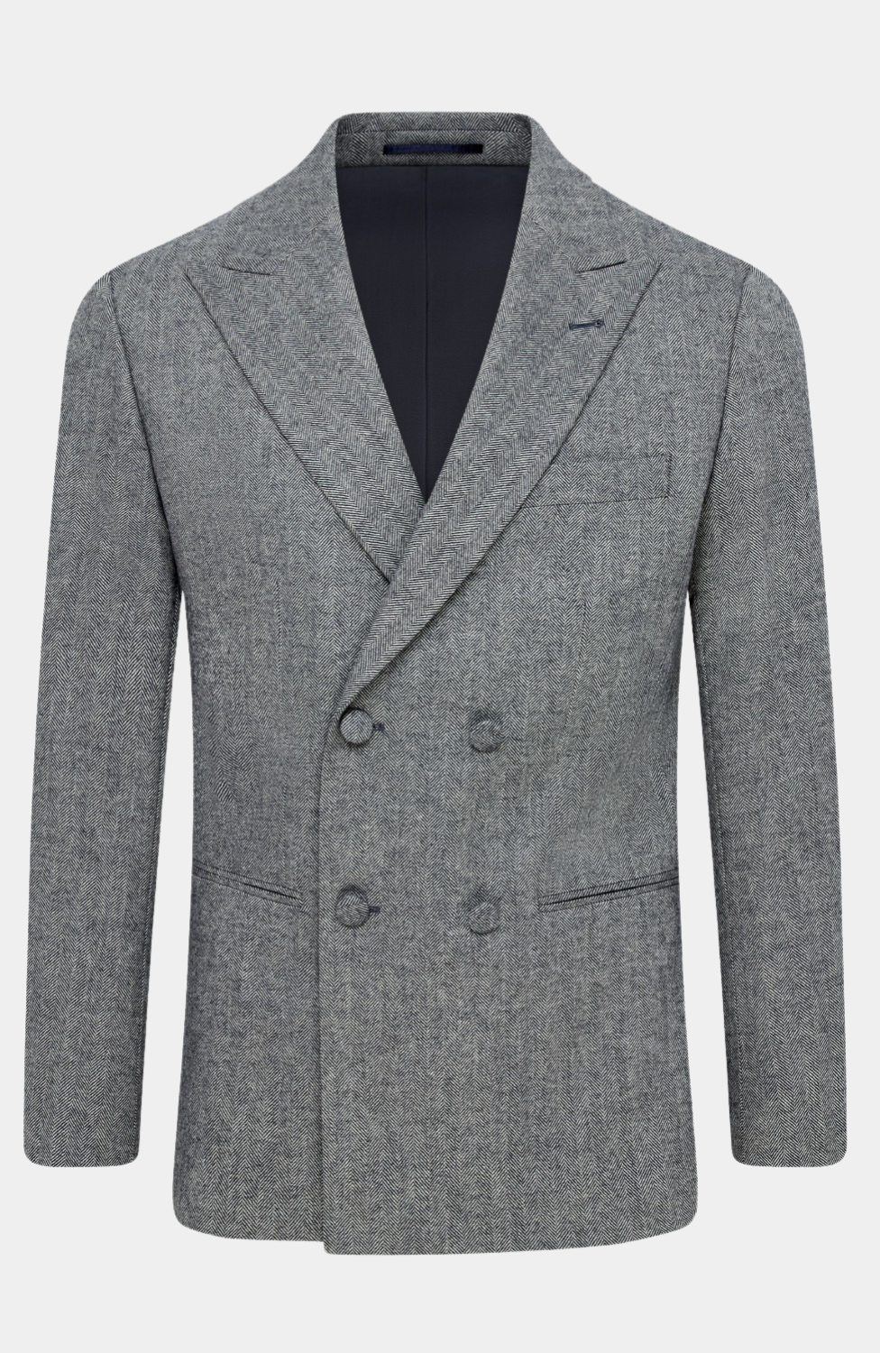 TRESCO HERRINGBONE DOUBLE BREASTED JACKET