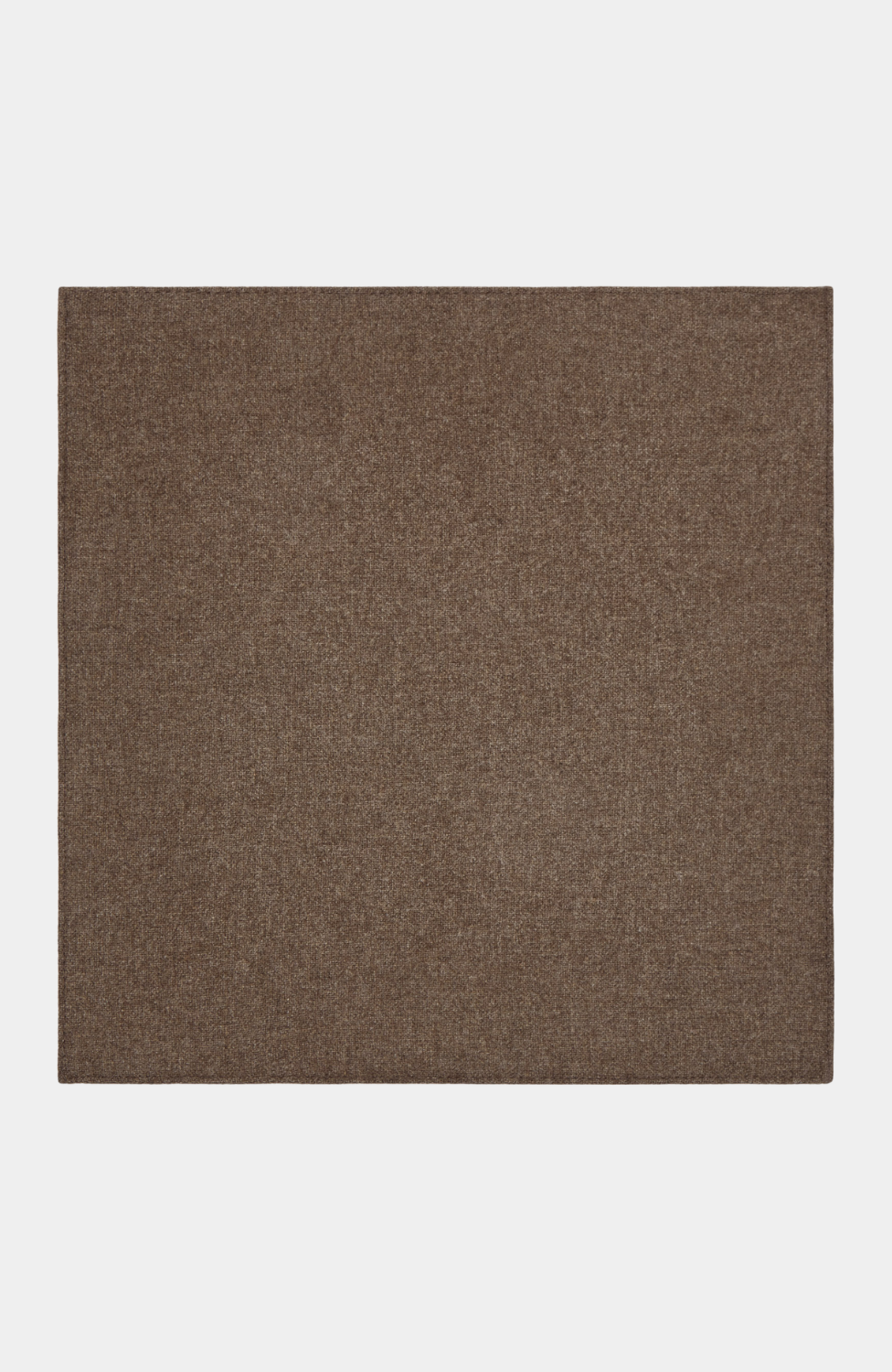 SCARBA BROWN TWEED POCKET SQUARE - HIRE