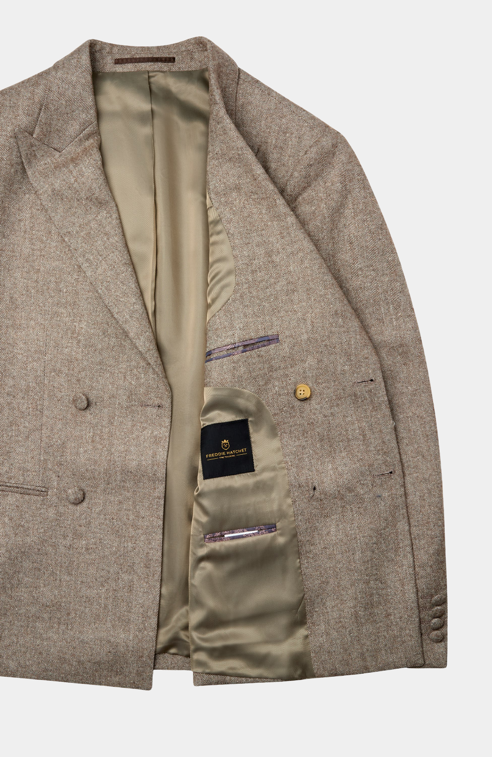 WESTRAY HERRINGBONE DOUBLE BREASTED JACKET